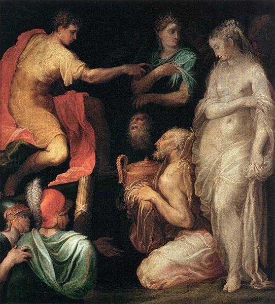 Pietro, Nicolo di The Continence of Scipio oil painting image